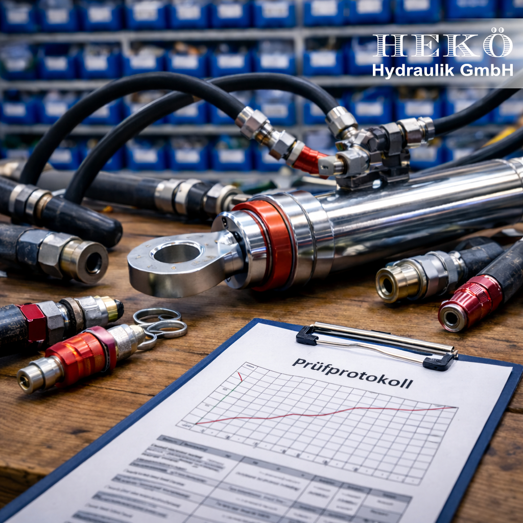 Hydraulik Prüfprotokoll